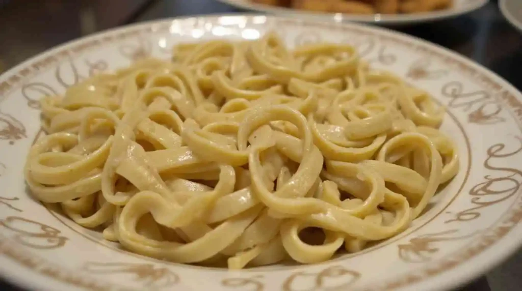 Rich and creamy Alfredo sauce without dairy, perfect for pasta dishes.
