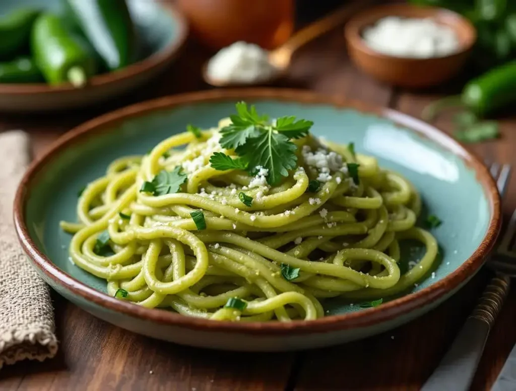 espaguetti verde recipes with sauce