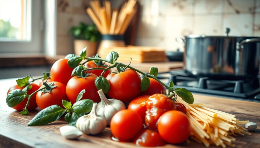 tomato ready to make a gluten free sauce for pasta