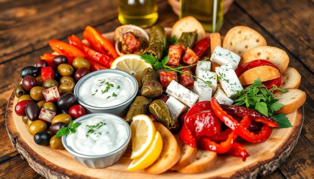 Perfect Greek Appetizer Platter