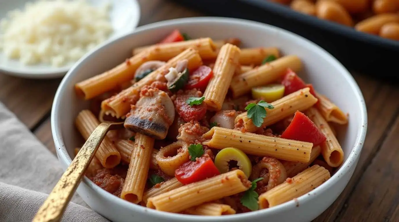 pasta with zucchini and tomatoes